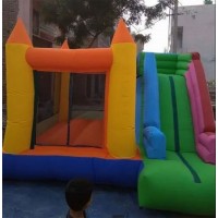 Inflatable Bouncy Castle With Slider