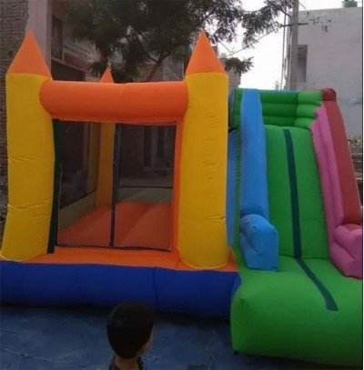 Inflatable Bouncy Castle With Slider