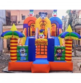 3 Lane Bouncy Slider Inflatable For Kids